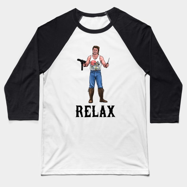 Relax Baseball T-Shirt by PreservedDragons